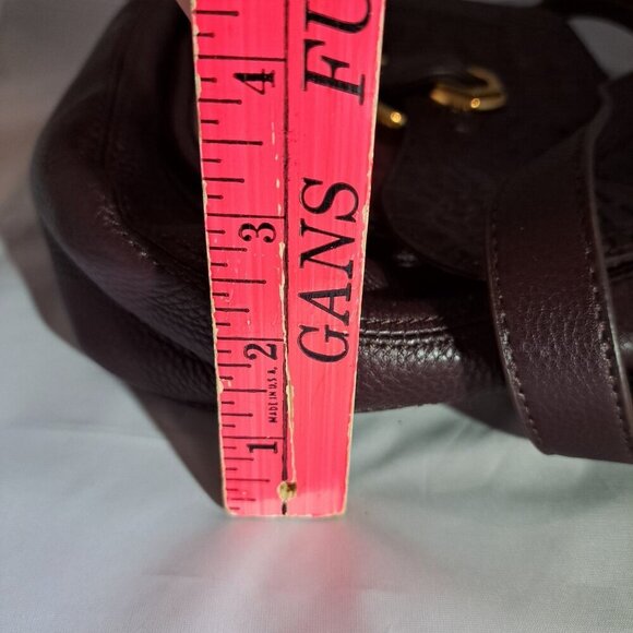 New Oryany  Roc Suede Leather Shoulder Bag Purse Crossbody Burgundy Luxury Read - Picture 7 of 11